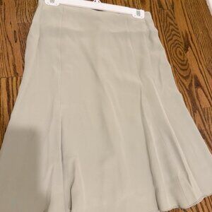 Pretty Armani Light Green Flared Skirt